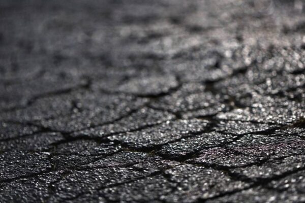 cracked asphalt floor